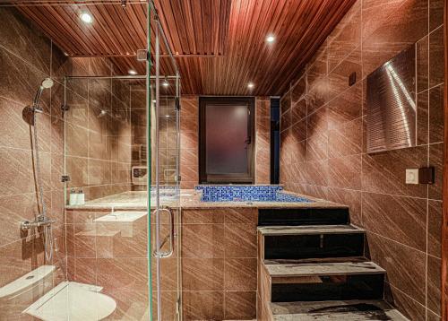 Koupelna v ubytování Nesta Hotel & Spa
