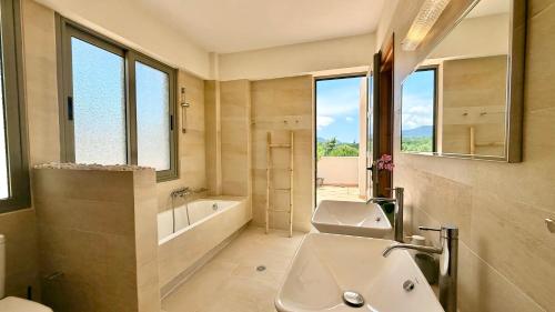 Ένα μπάνιο στο Villa Ventana