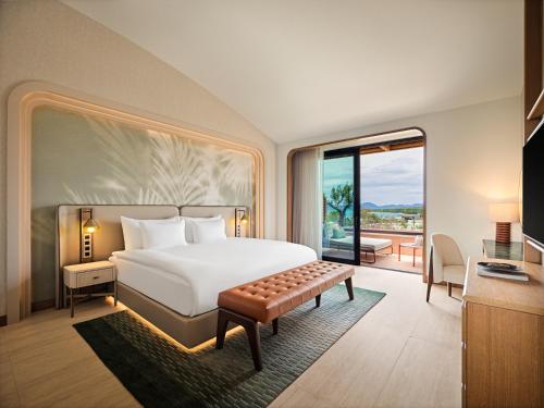 Katil atau katil-katil dalam bilik di XO CAPE ARNNA Fethiye