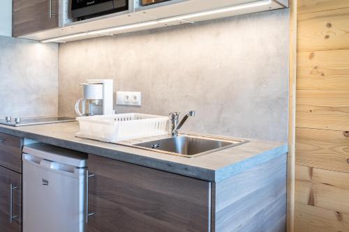 Кухня или мини-кухня в Studio 17 - Le Tetras
