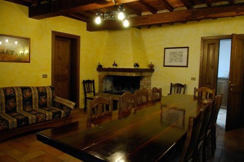 Χώρος καθιστικού στο Agriturismo Il Borghetto
