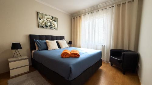 Postel nebo postele na pokoji v ubytování Refúgio na Quinta Girassol