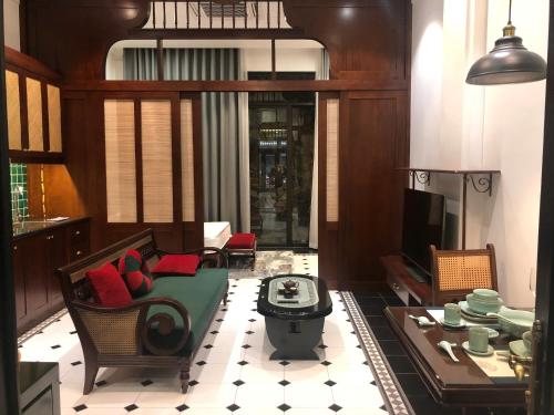 Posezení v ubytování Camellia Residence Hanoi