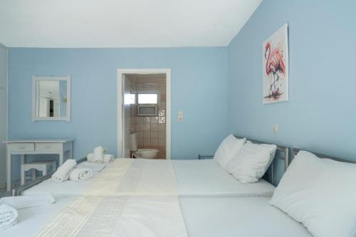 Katil atau katil-katil dalam bilik di Giorgio studios-apartments 2