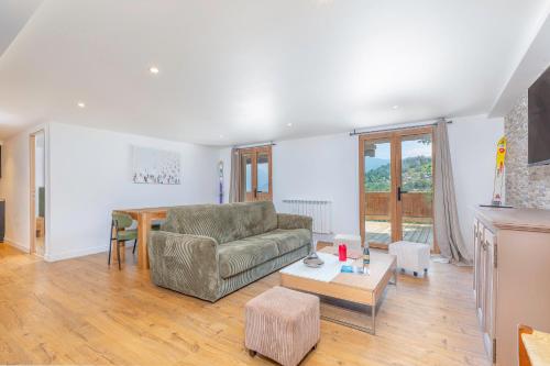 Χώρος καθιστικού στο Apartments in Chalet Nessa