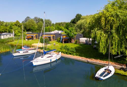 3 WIDOKI Kiekrz -domki Tiny House z prywatną plażą i pomostem nad jeziorem Kierskim