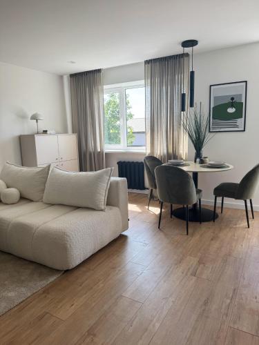 Χώρος καθιστικού στο Gemma Apartments