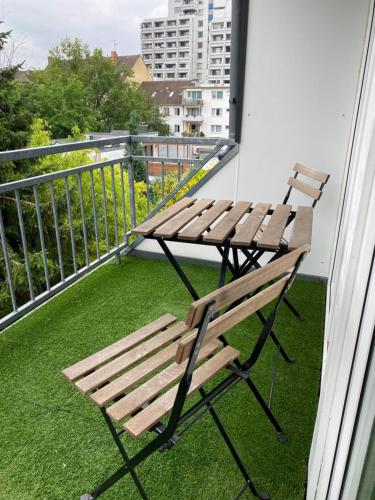 Μπαλκόνι ή βεράντα στο Rheinblick Apartments