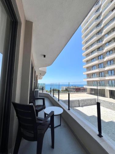 Balkón nebo terasa v ubytování EG Apartments