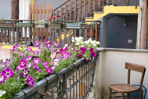 Balkón nebo terasa v ubytování Il giardino Segreto