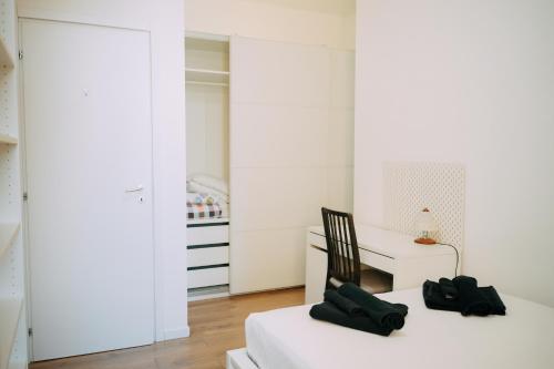 Ένα ή περισσότερα κρεβάτια σε δωμάτιο στο Casa Giada