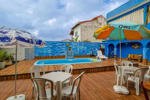 Πισίνα στο ή κοντά στο Casa pet friendly c piscina e churrasqueira