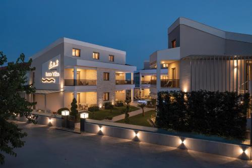 a rendering of a building at night at Leon Villas in Nikiti