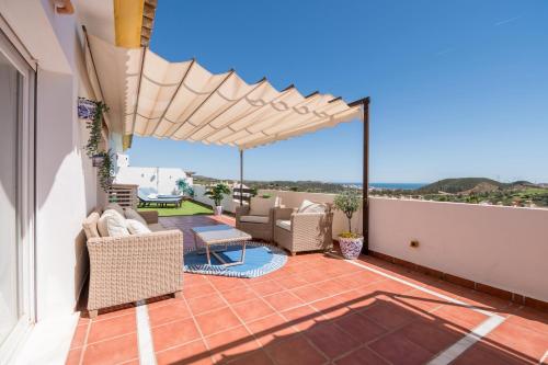 Atico de Belleza Penthouse met bbq in La Cala de Mijas