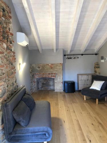 Χώρος καθιστικού στο Decanter House - Wine Resort Alto Piemonte