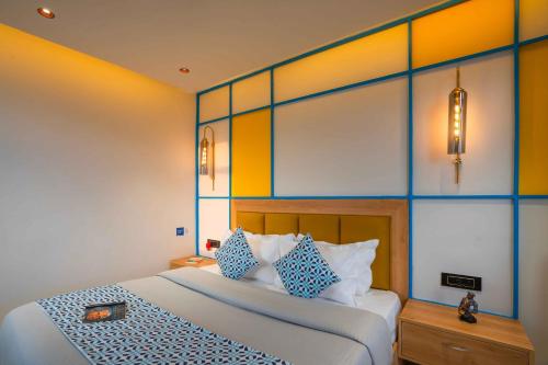 Ένα ή περισσότερα κρεβάτια σε δωμάτιο στο Shalom Backpackers Shimla