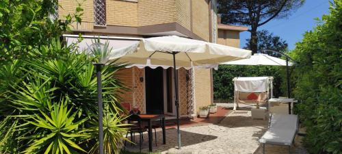 Κήπος έξω από το Villa Lido dei Pini 4 persone giardino 350mq wifi 3 chilometri dal mare