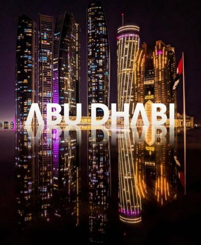 a group of tall buildings with the word adelaide in front at Stylish Private Studio SPECIAL OFFER in Abu Dhabi