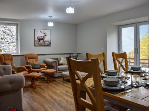 O zonă de relaxare la Striding Edge Cottage