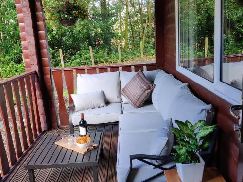 Balkón nebo terasa v ubytování Willow Lodge