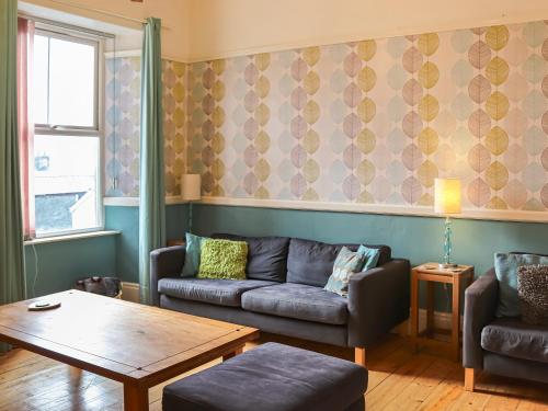 Χώρος καθιστικού στο Bryn Marian