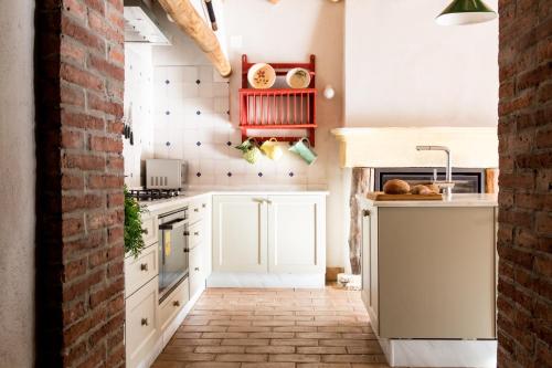 Una cocina o zona de cocina en Huerta Barba