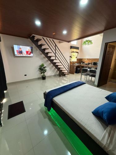 Cama o camas de una habitación en Toucan Villa Rio Cuarto