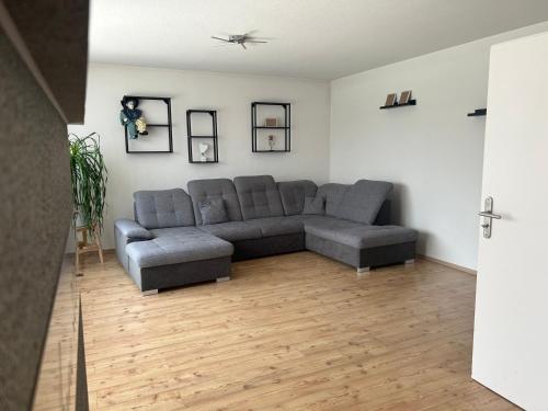 Ruang duduk di Ferienwohnung Sundana