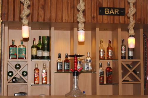 Lounge nebo bar v ubytování PS Boutique Hotel