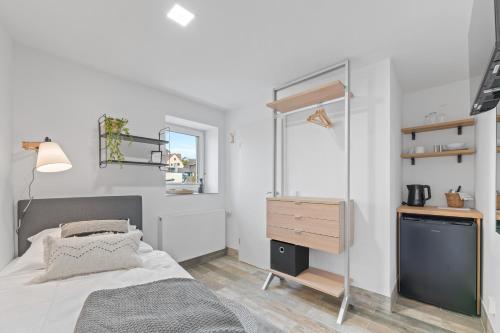 Katil atau katil-katil dalam bilik di Apartmenthaus RICLS