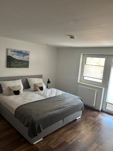 Postel nebo postele na pokoji v ubytování Forest Apartment - Renchen