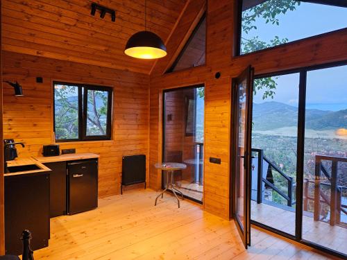 Paisaje cerca de este chalet de montaña