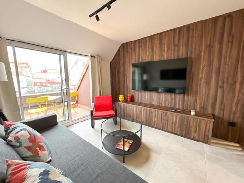 Ático con terraza, garaje y muy céntrico