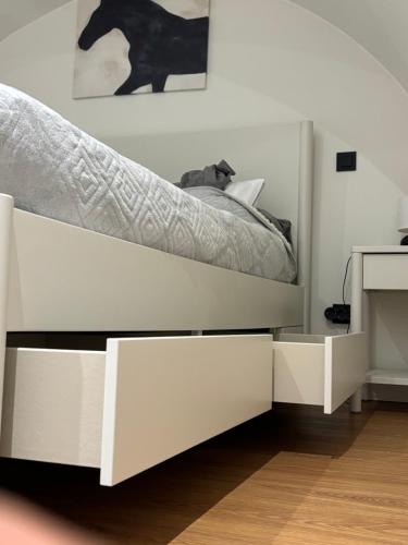 Postel nebo postele na pokoji v ubytování Casa Do Solar Castro Marim