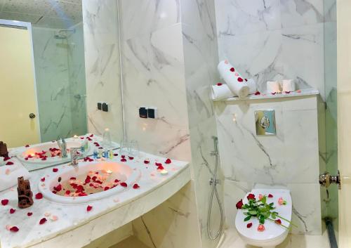 Koupelna v ubytování Anna hotel agadir