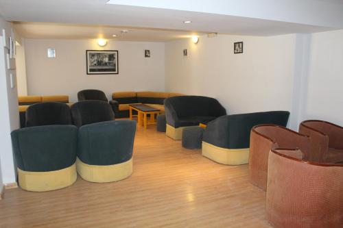 Χώρος καθιστικού στο Cheerfulway Minichoro Apartamentos