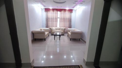 Χώρος καθιστικού στο Summit Hotel Naran