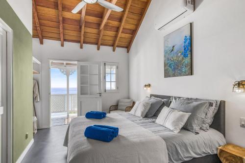Ένα ή περισσότερα κρεβάτια σε δωμάτιο στο Villa Playa Hundu
