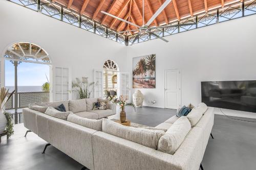 Χώρος καθιστικού στο Villa Playa Hundu