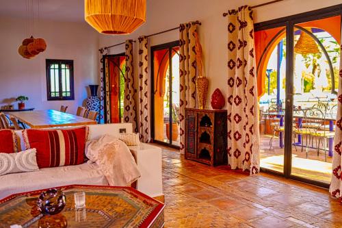 Postel nebo postele na pokoji v ubytování Le Rubis Oriental Marrakech