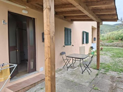 Αίθριο ή υπαίθριος χώρος στο Monolocale oasi degli ulivi