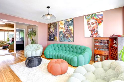 Photo de la galerie de l'établissement Prestige Famille 6p in Paris and Terrasse 80m2, à Paris