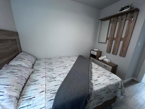 a bedroom with a bed in a room at TAJ house center altea #1 in Altea