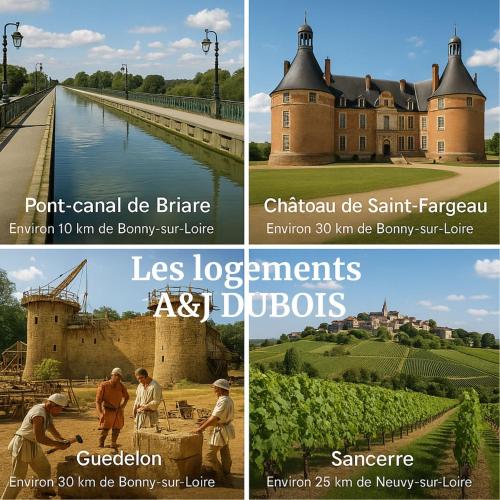 Photo de la galerie de l'établissement A&J Family - Neuvy sur Loire - Guédelon, à Neuvy-sur-Loire