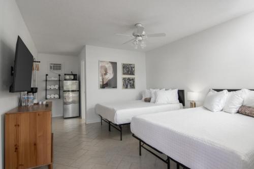 Ένα ή περισσότερα κρεβάτια σε δωμάτιο στο Lumberjill Lodge Room 1