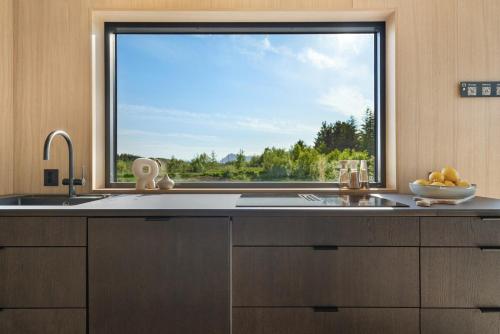 Dapur atau dapur kecil di NEW! High end cabin Lofoten 6