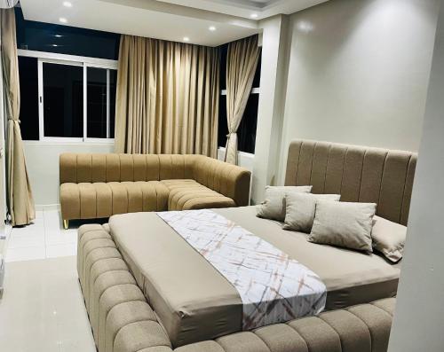 Χώρος καθιστικού στο L oasis cachée à deux pas de plage et piscine