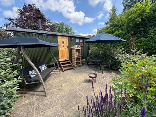 Forest View Shepherd Hut Stag hutにある庭
