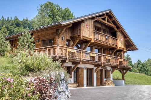 Chalet familial vue MontBlanc