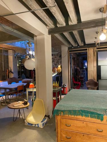 Posezení v ubytování Vintage Rooms Lange Haven